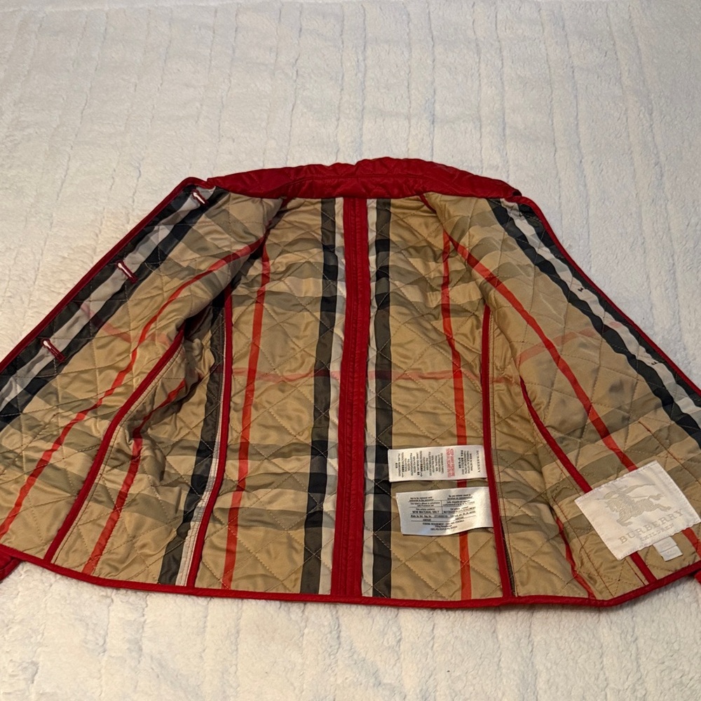 Red Quilted Jacket - Picture 5 of 6